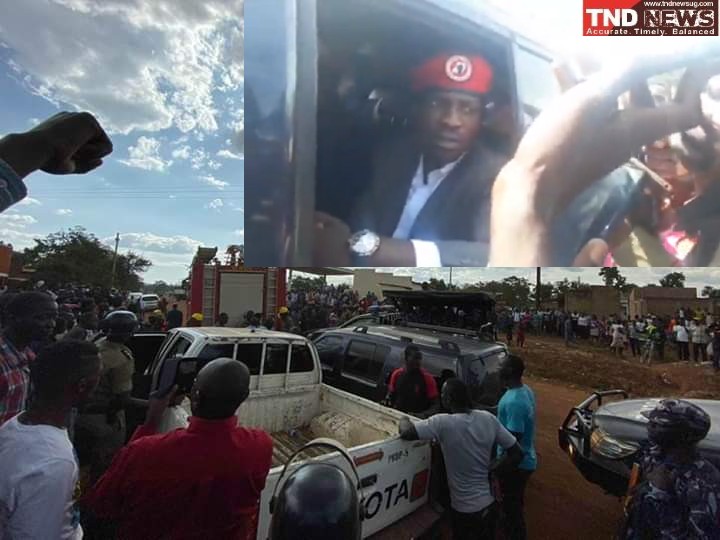 Bobi Wine arrested in Lira Town 30 minutes after arrival