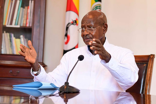 President Museveni addressed the nation on Monday 4 May 2020 for the 13th times. Courtesy photo.
