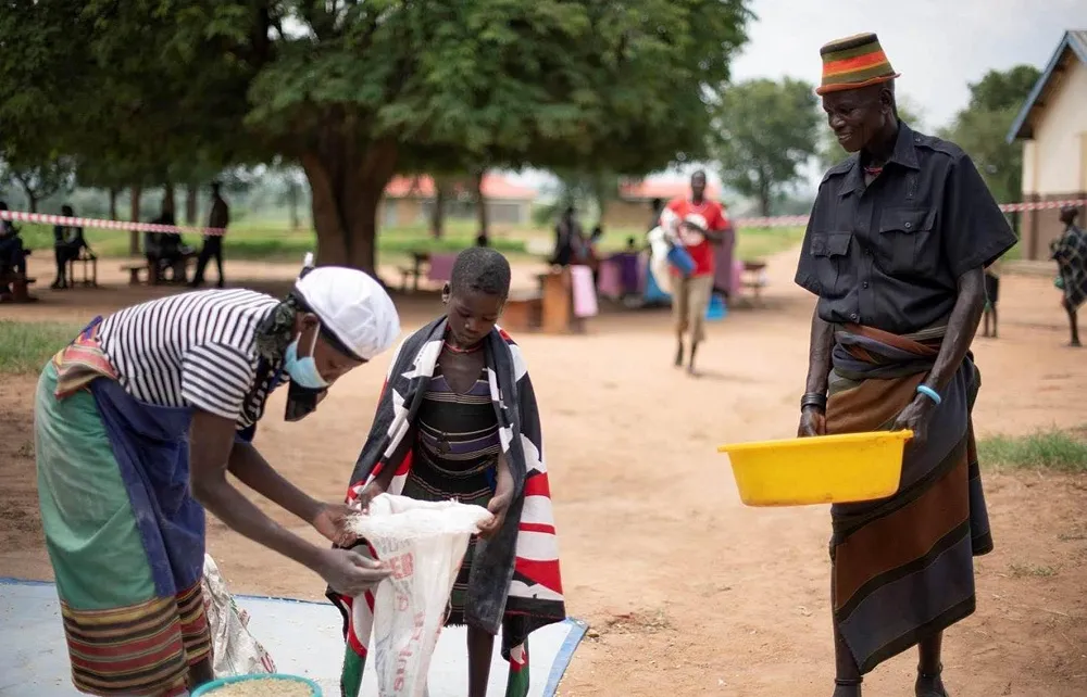 Church of Uganda sends relief foods to starved families in Kotido
