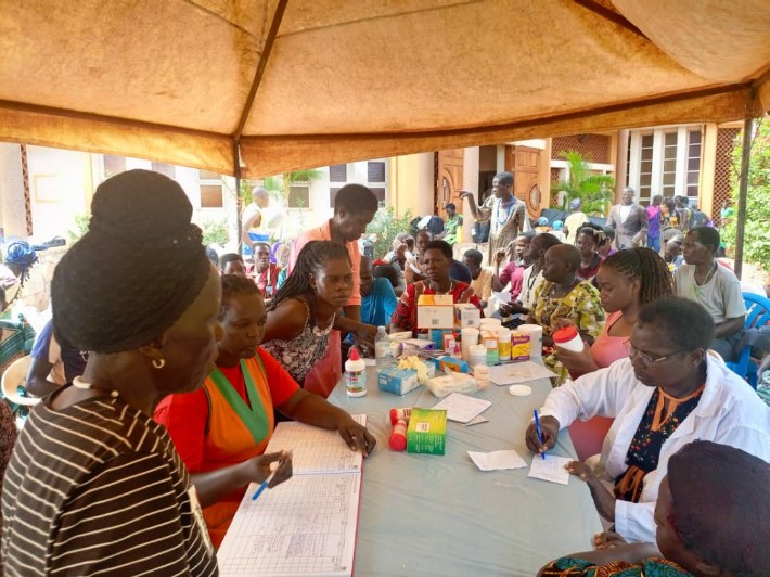 MP Dr. Aceng holds a mini-medical camp for Lango pilgrims