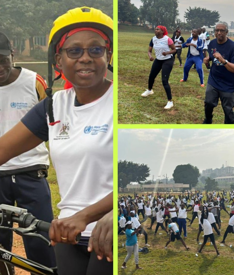 “National Day of Physical Activities” sees Health Minister Dr. Aceng in a brilliant light.