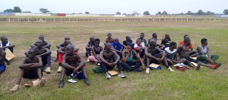 “Be law abiding and concentrate,” Commissioner Otucu to 44 City residents who joined UPDF 