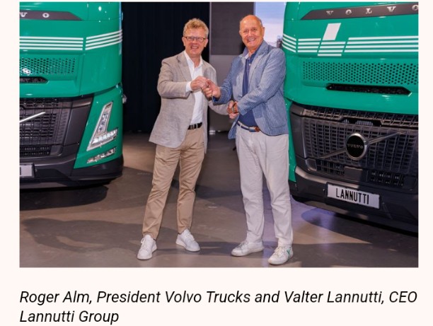 Lannutti, an Italian haulier, places a significant order for Volvo FH Aero trucks