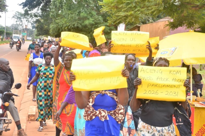 Pro-Aceng supporters hold solidarity procession in Lira City 