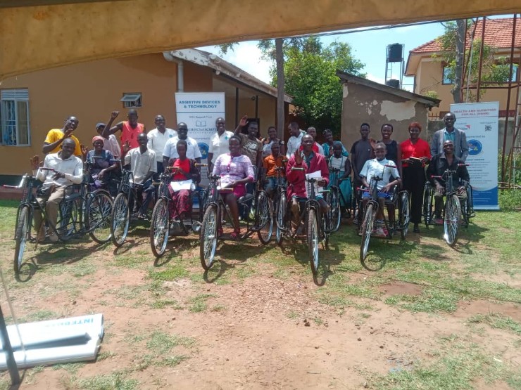 12 wheelchairs for Erute South PWDs