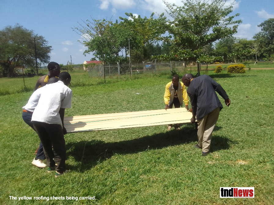 Amolatar school and church receive OPM roofing sheets
