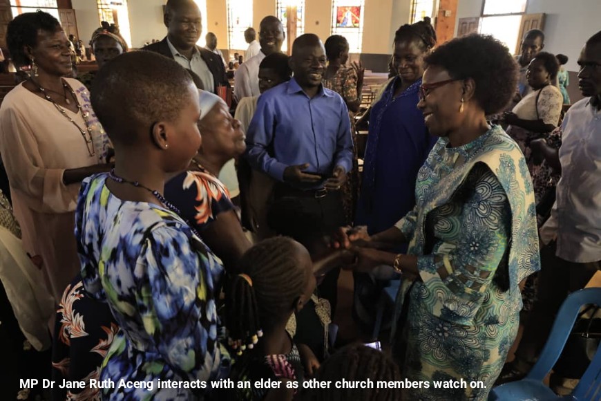 Church commends Lira City MP Dr. Aceng for closeness with parishioners