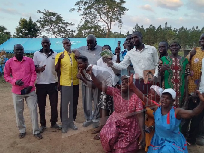 Engola gives Myek cooperative shs6 million to boost agriculture