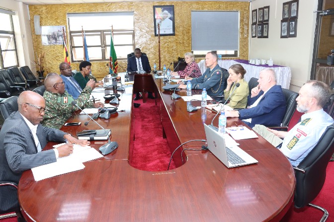 Defence Minister Oboth and Danish envoy discuss regional security