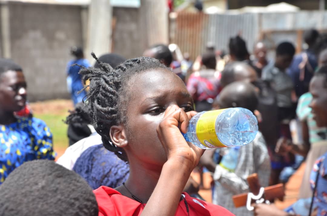 Dr. Jane Aceng-Museveni’s branded water quenched Christian’s thirst in Lira