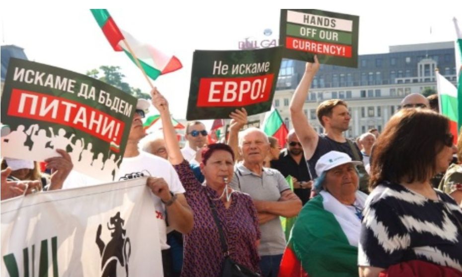 Bulgaria: Large protests against the euro