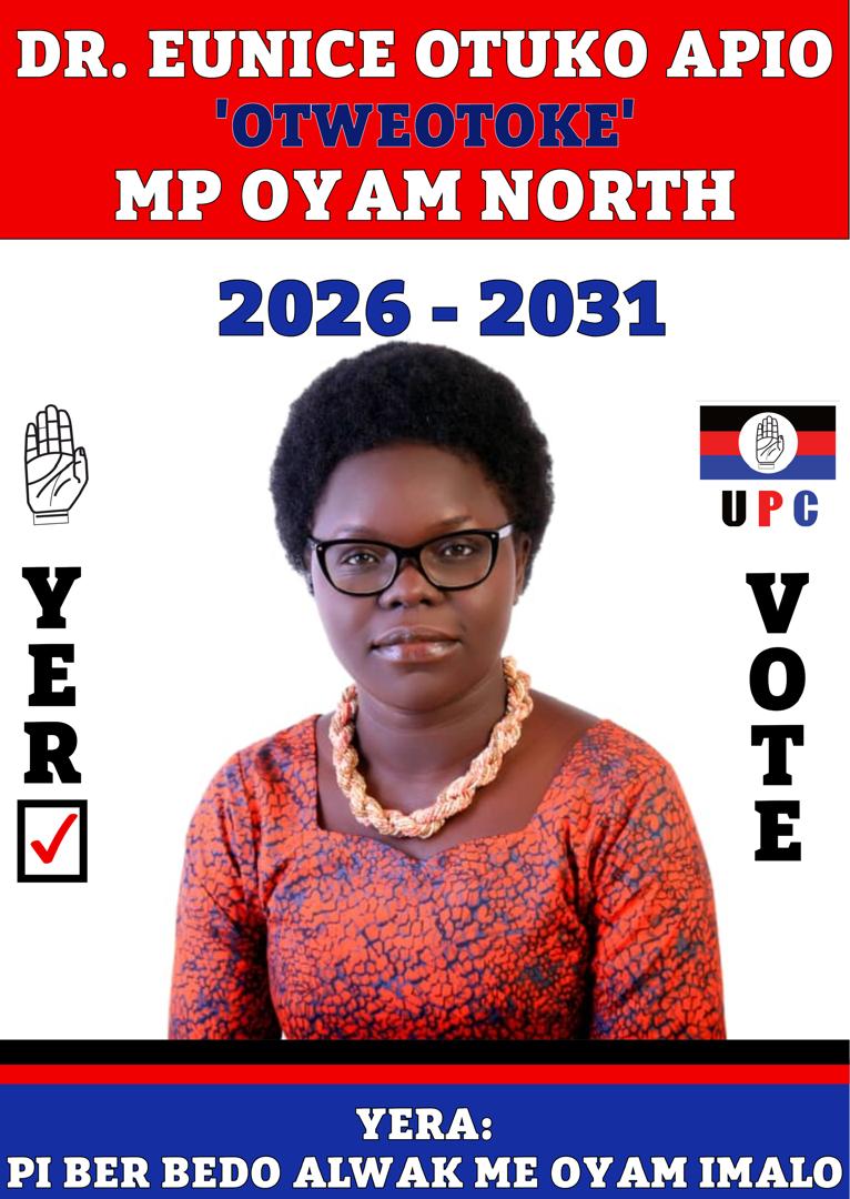 Oyam North MP Dr. Apio Otuku picks UPC nomination forms