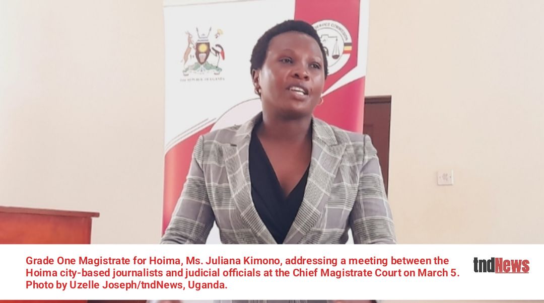 Why has the Hoima magistrate blocked media coverage of court proceedings?