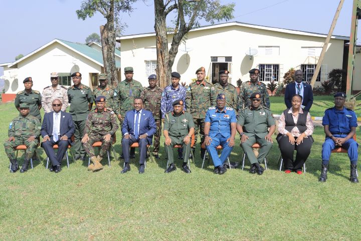 The Eastern Africa Standby Force officers pose for a group photo