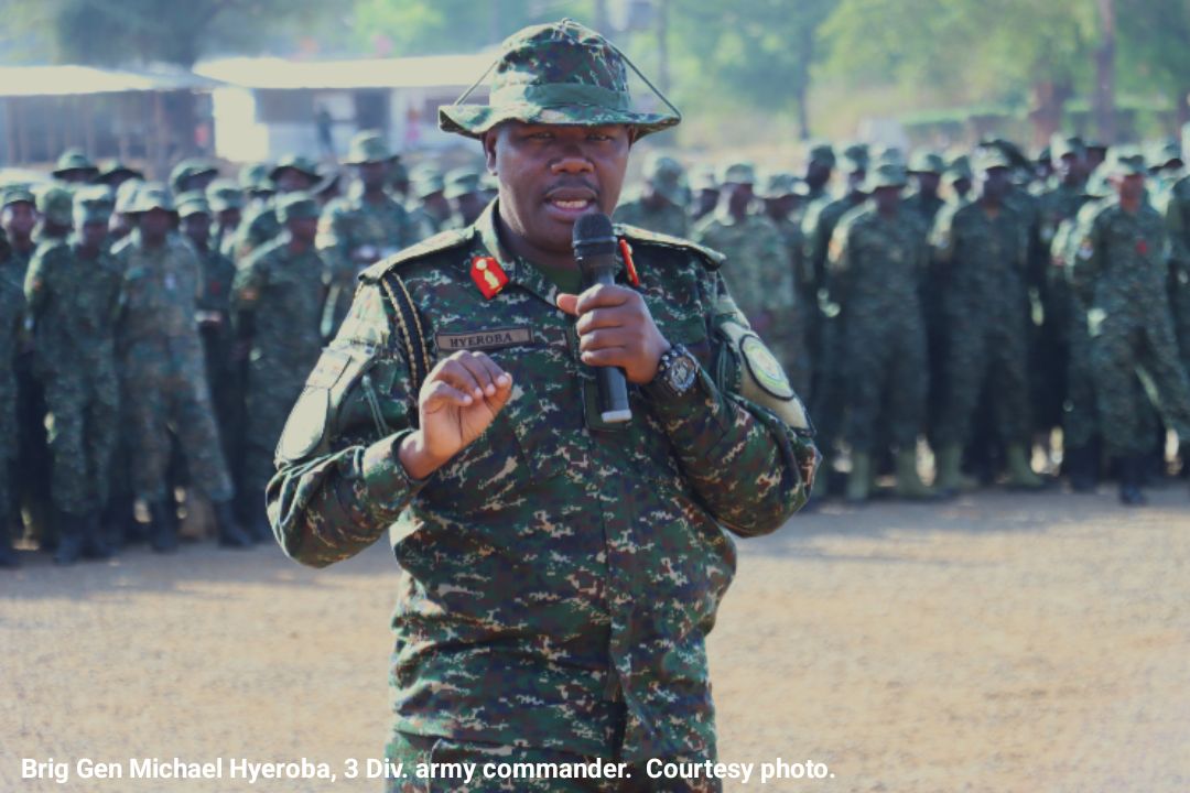 “You must know your role in the UPDF,” Brig Gen Hyeroba tells 3 division troops
