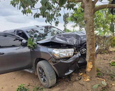 God Is Merciful! Lwengo District Chairperson Cheats Death While Trying To Dodge A Kid Who Was Playing In The Middle Of The Road 1 images 2 11