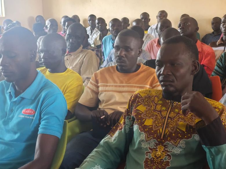 PDM SACCO leaders during a meeting on Wednesday
