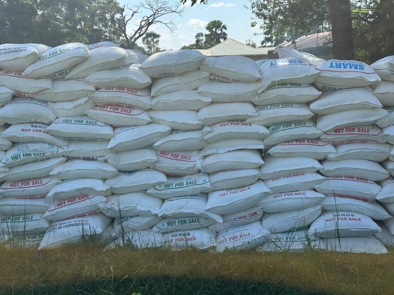 Kole South receives 16,000kgs of relief food from OPM 1 relief food