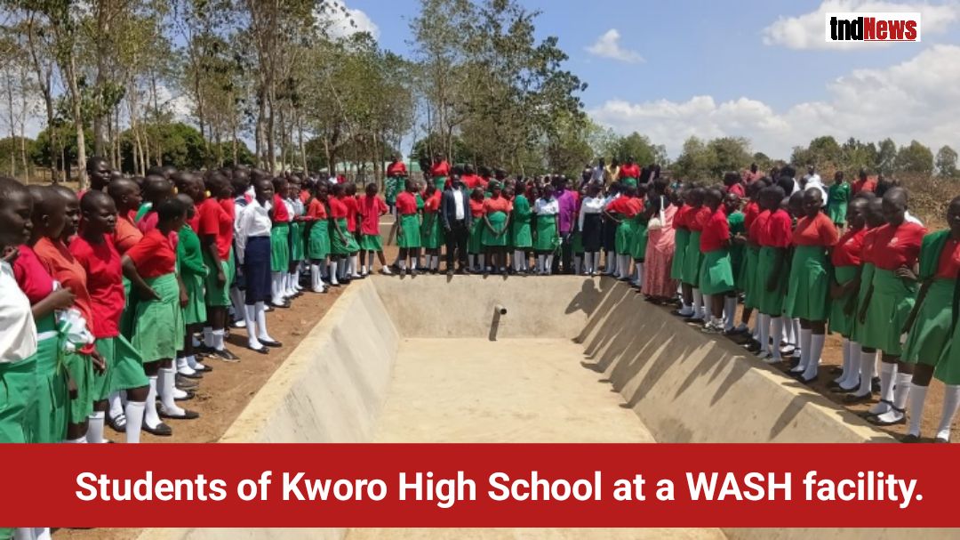 Kworo High School is a beneficiary of WASH project