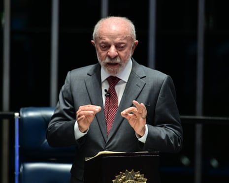 Brazil's president Lula da Silva