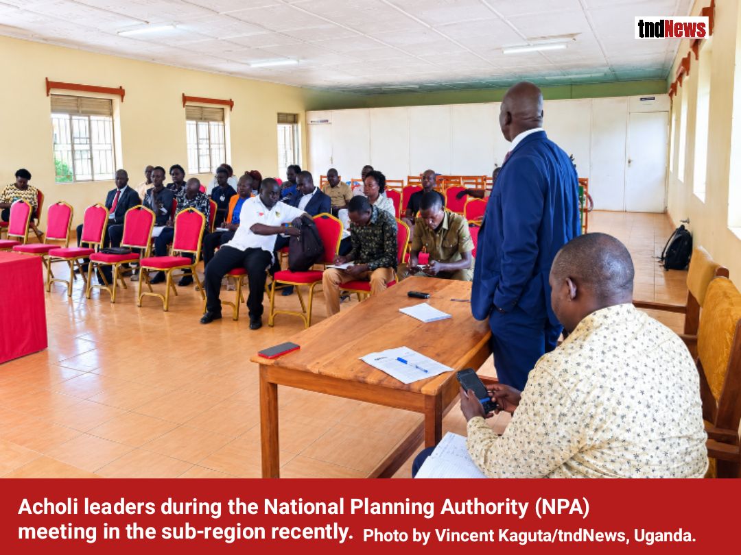 Acholi leaders push to turn mineral wealth into household income 1 Acholi leaders during the National Planning Authority meeting